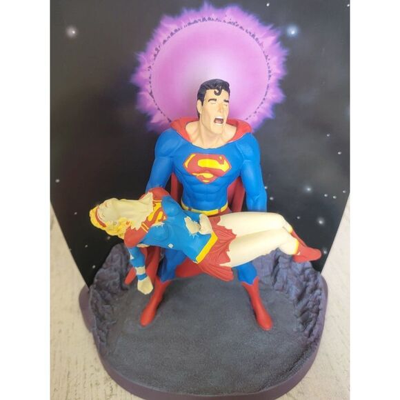 DC Direct crisis on infinite Earth Superman Supergirl collectible figure comics - Picture 3 of 16